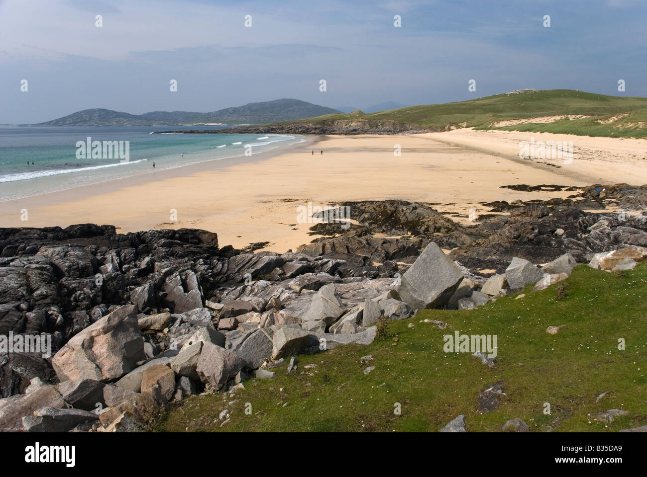 Luskentyre Beach, Harris, Western Isles Stock Photo