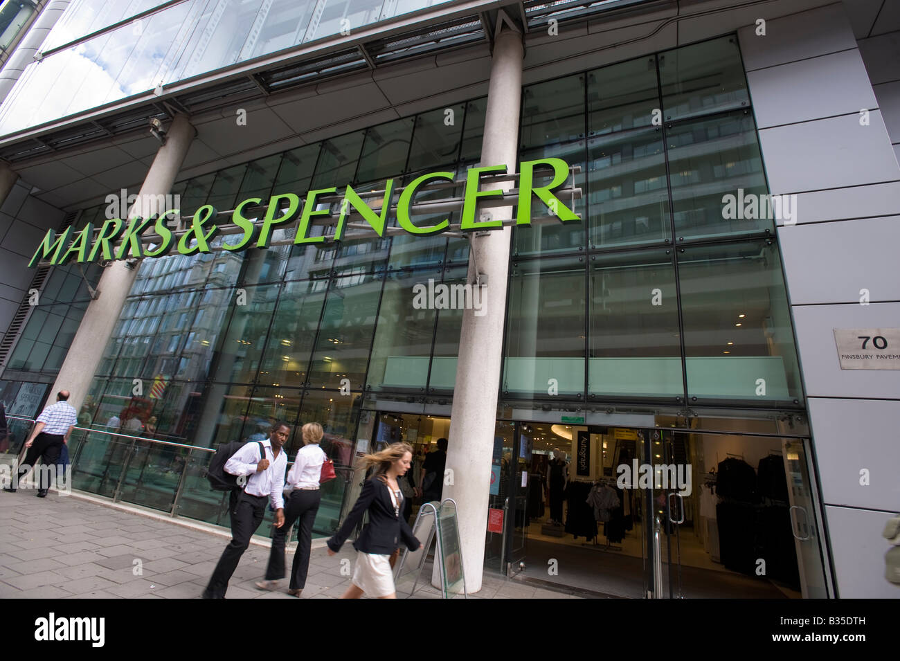 Marks and Spencer store, London, United Kingdom Stock Photo