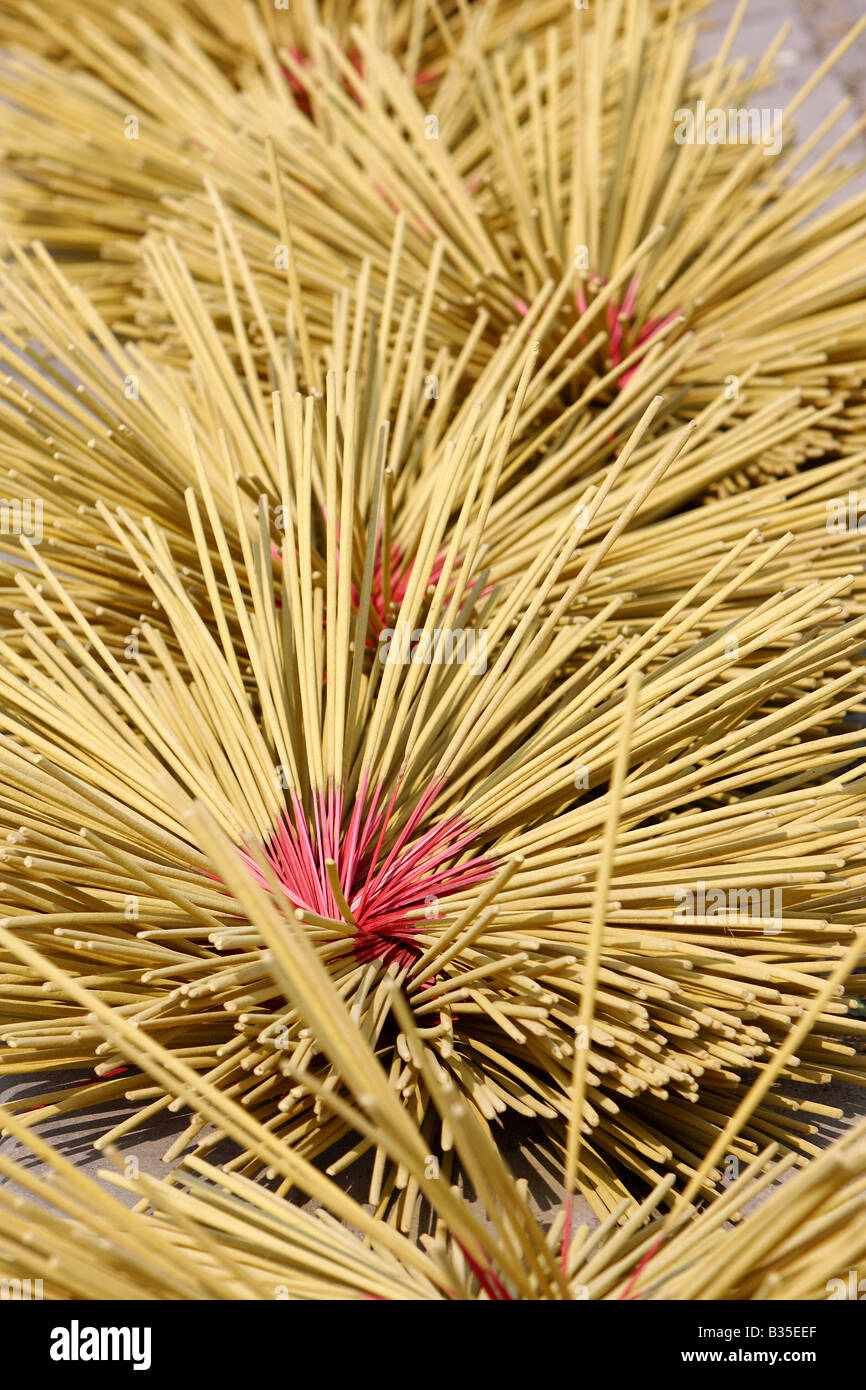Production of incense sticks, Hanoi, Vietnam Stock Photo Alamy