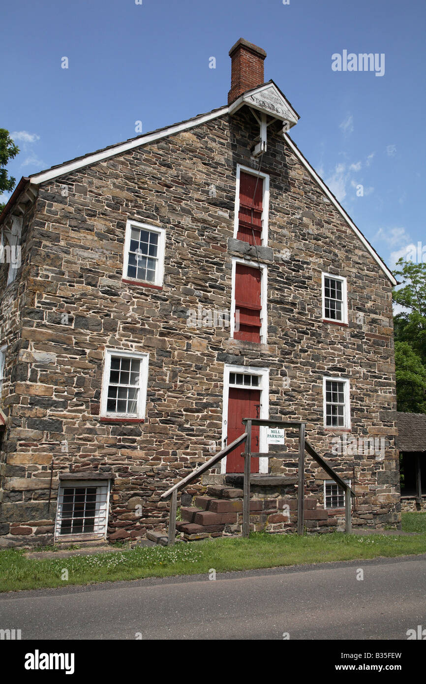 StoverMyers Mill historic grist mill Stock Photo Alamy