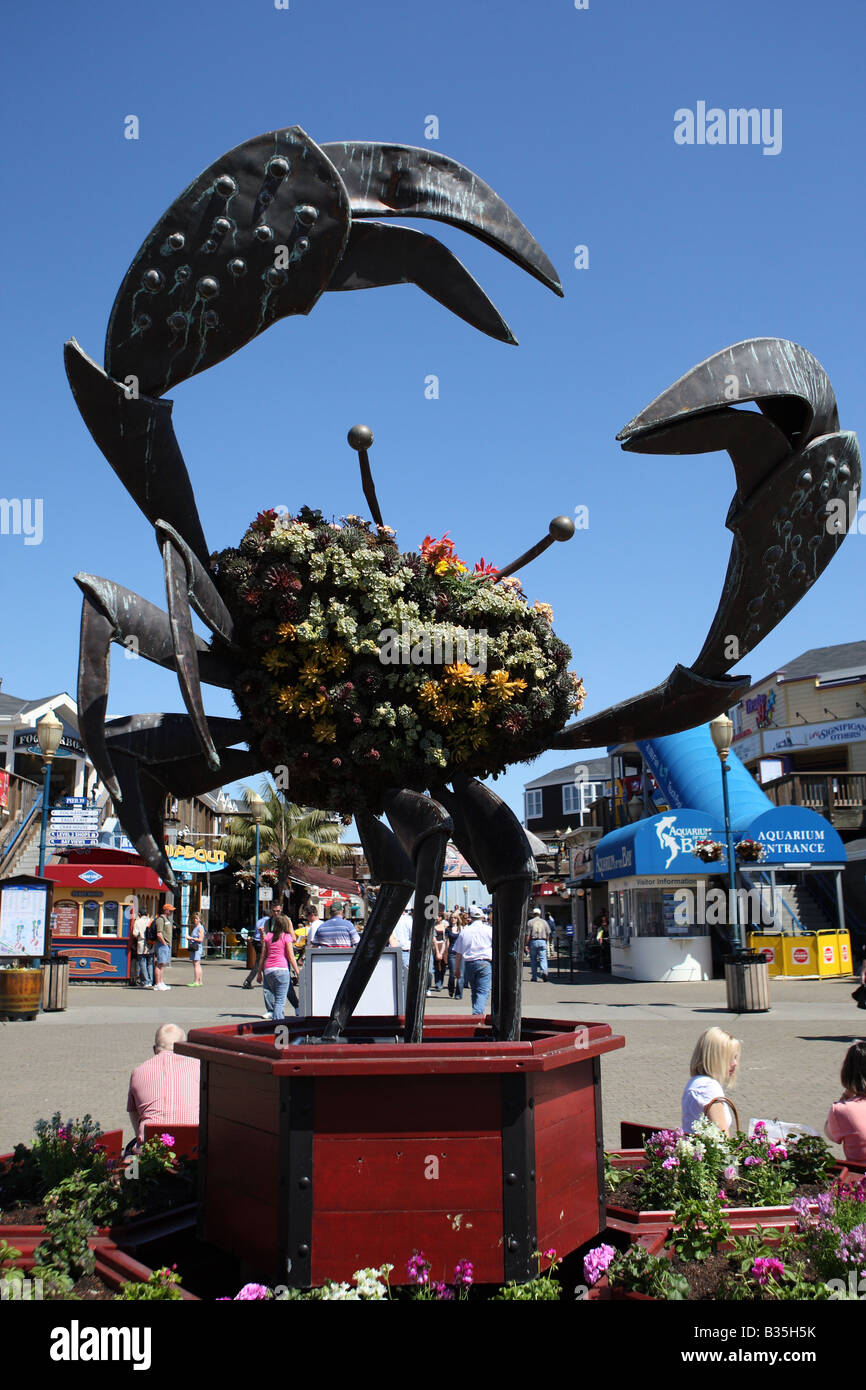 crab at fisherman's wharf Stock Photo Alamy