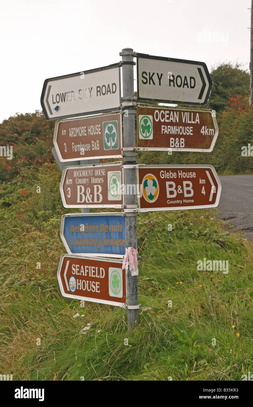 County galway ireland road sign hires stock photography and images Alamy