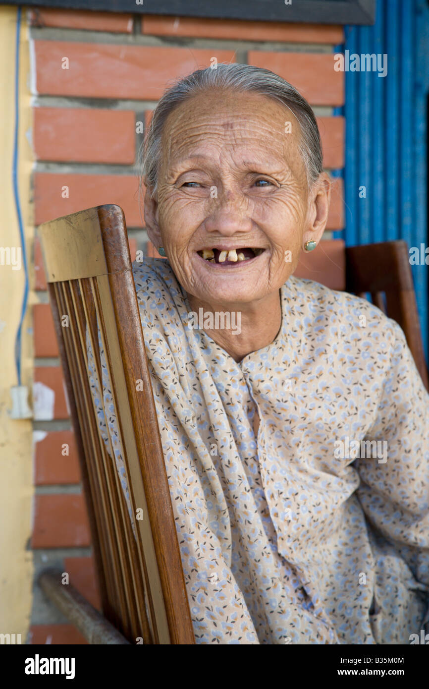 An Old Vietnamese Lady Stock Image An Old Vietnamese Lady Stock Image
