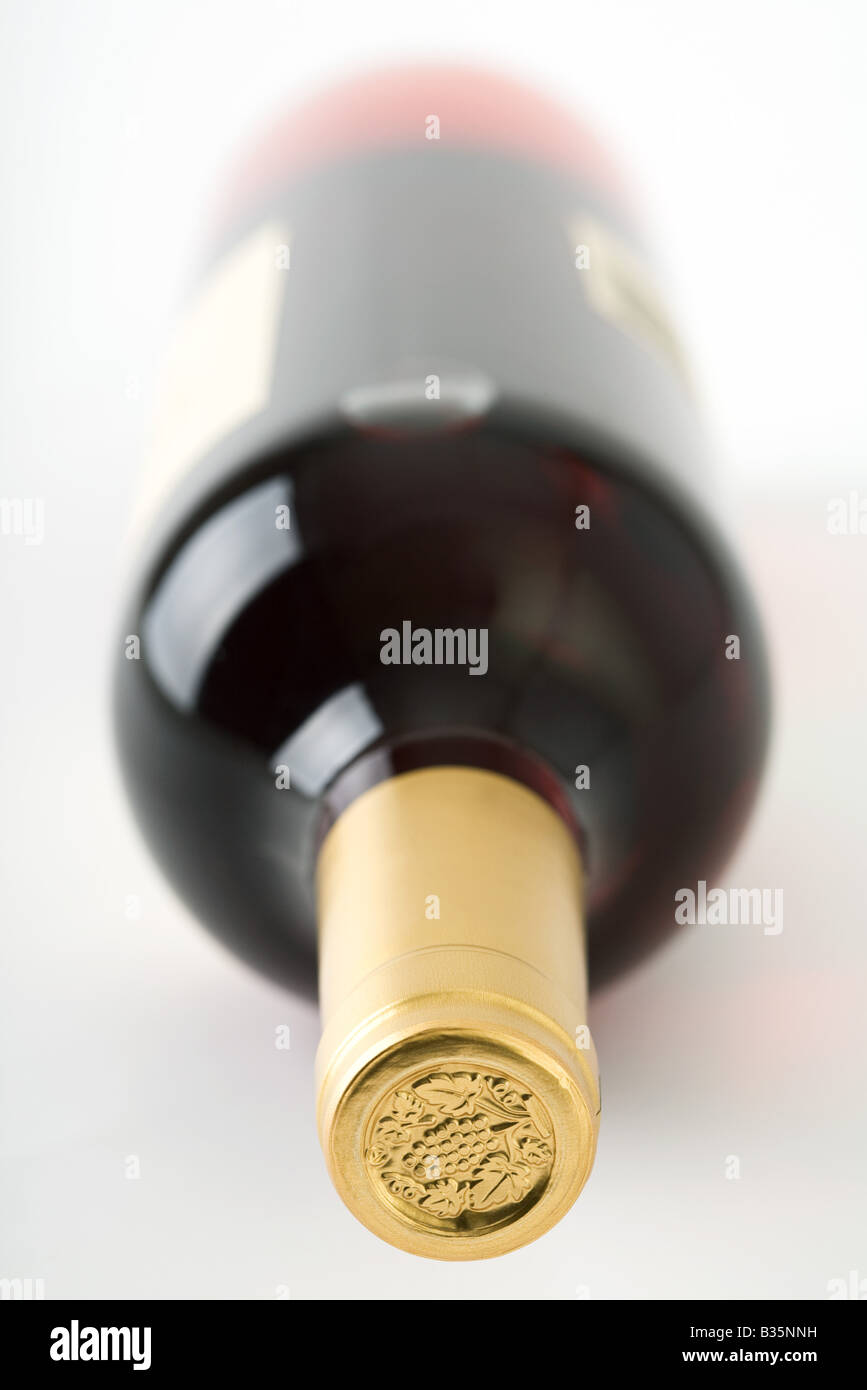 Elevated view of wine bottles hires stock photography and images Alamy