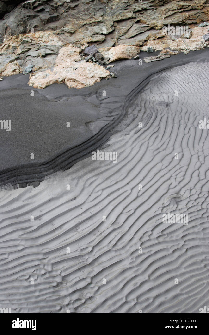 Mud ripples Iceland Stock Photo - Alamy