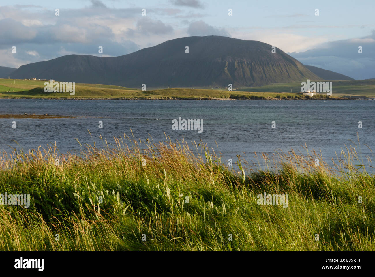 Graemsay and Hoy from Stromness Mainland Orkney Scotland Stock Photo