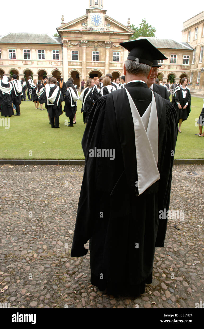 Cambridge Graduation Ceremony Stock Photo Alamy