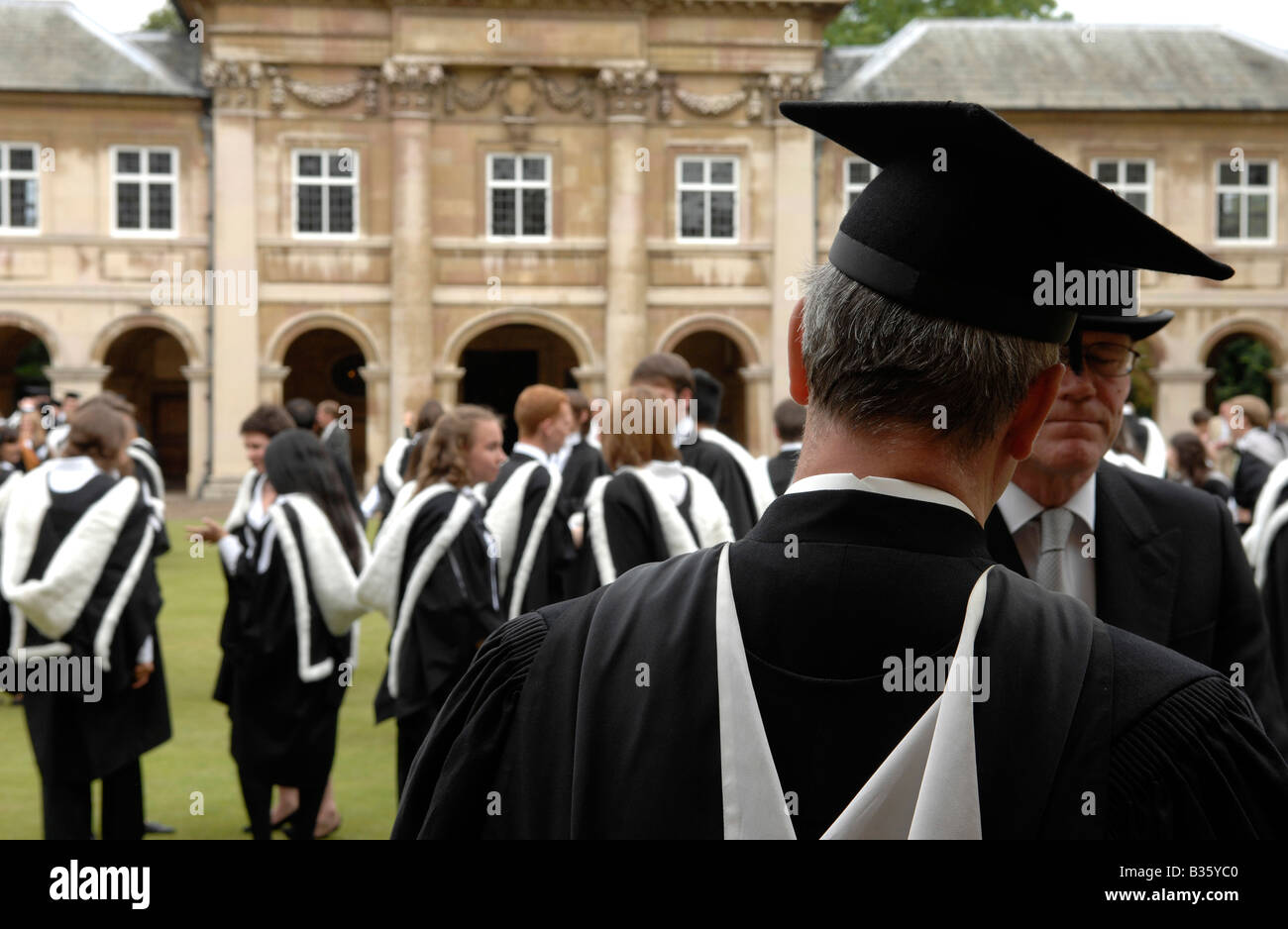 Cambridge Graduation Ceremony Stock Photo Alamy