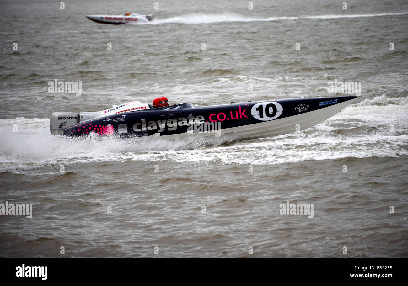 Honda Powerboat Racing Liverpool UK Stock Photo