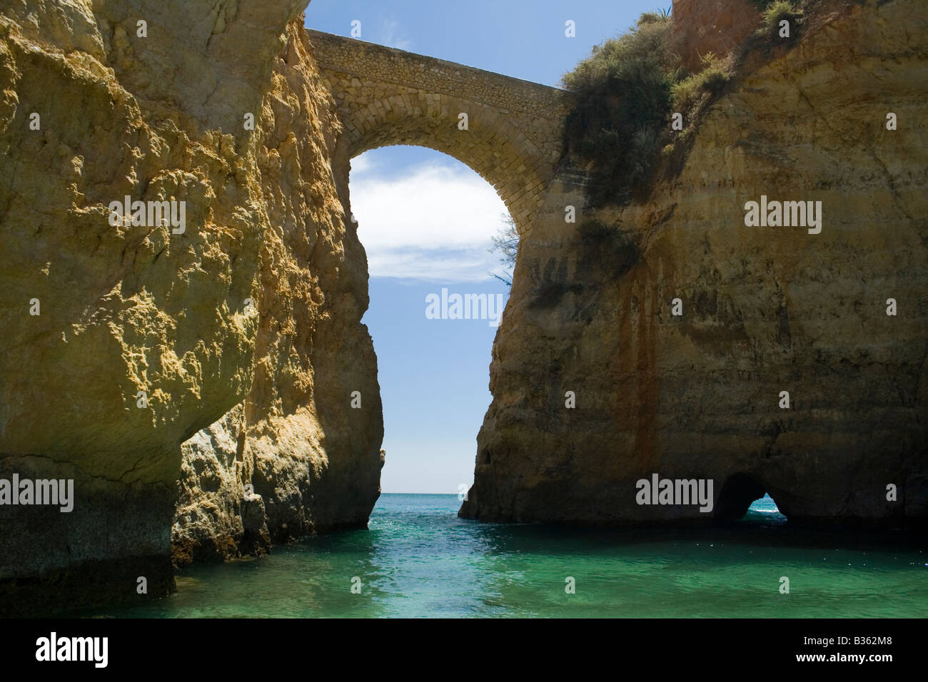 Coastline of Lagos, Algarve (Portugal) 15 Stock Photo