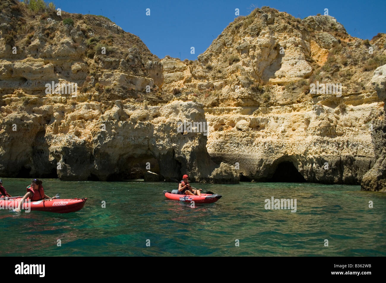 Coastline of Lagos, Algarve (Portugal) 10 Stock Photo