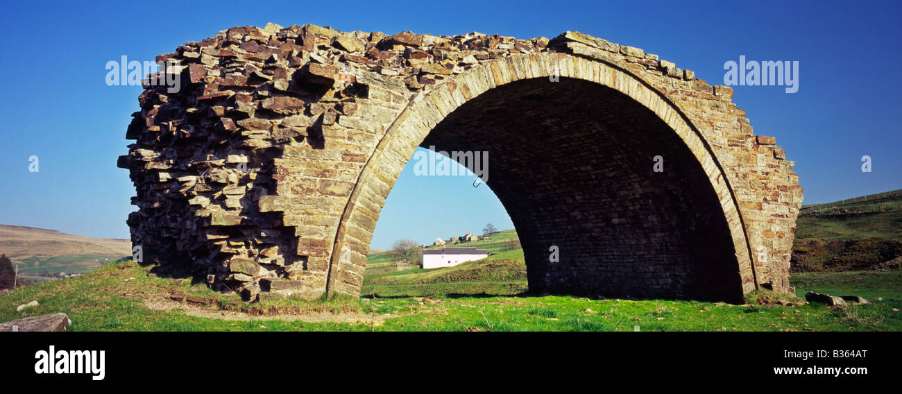 The Rookhope arch at Lintzgarth Wear Valley, County Durham, England Stock Photo