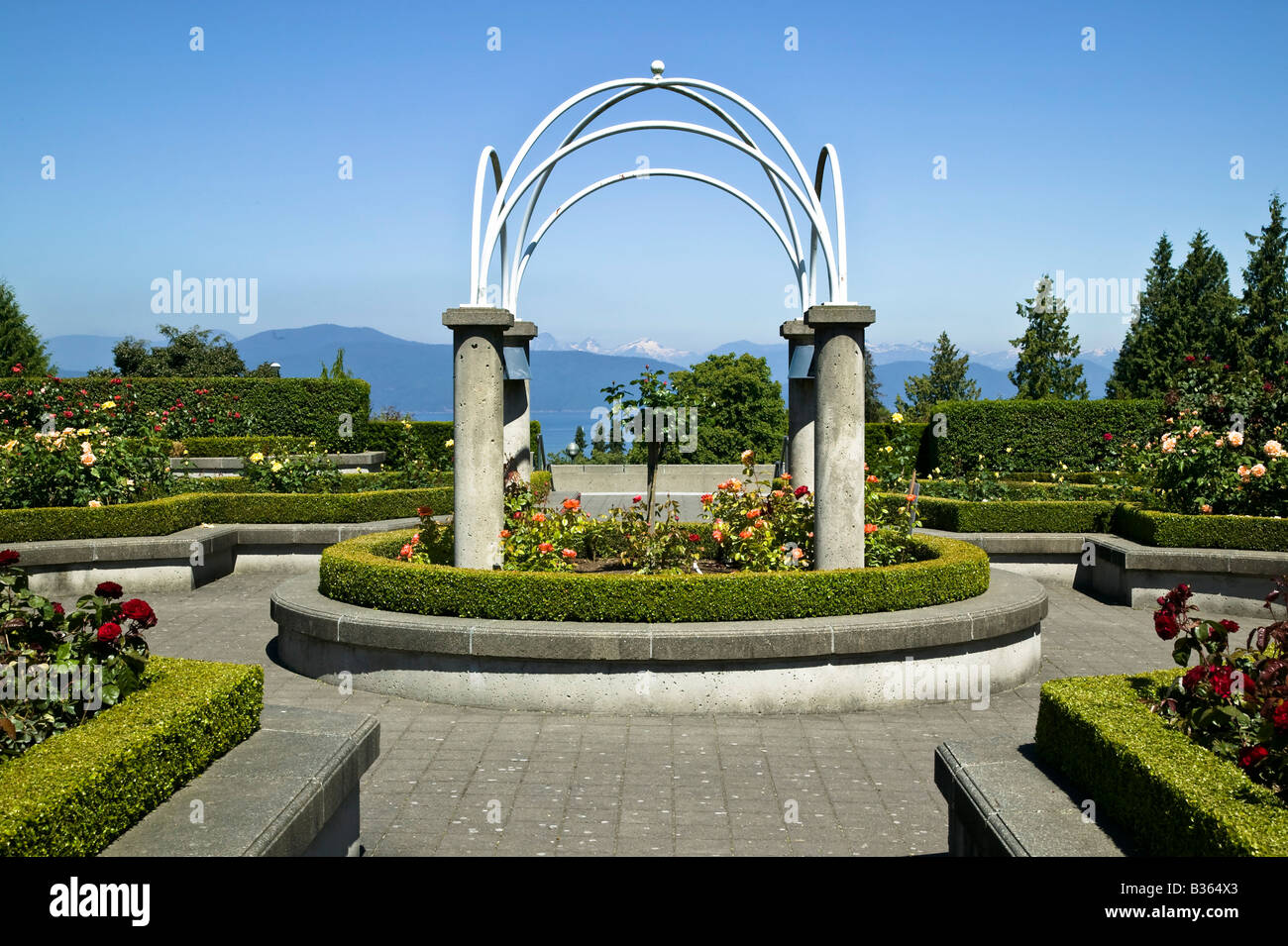 Rose garden ubc vancouver british columbia hires stock photography and