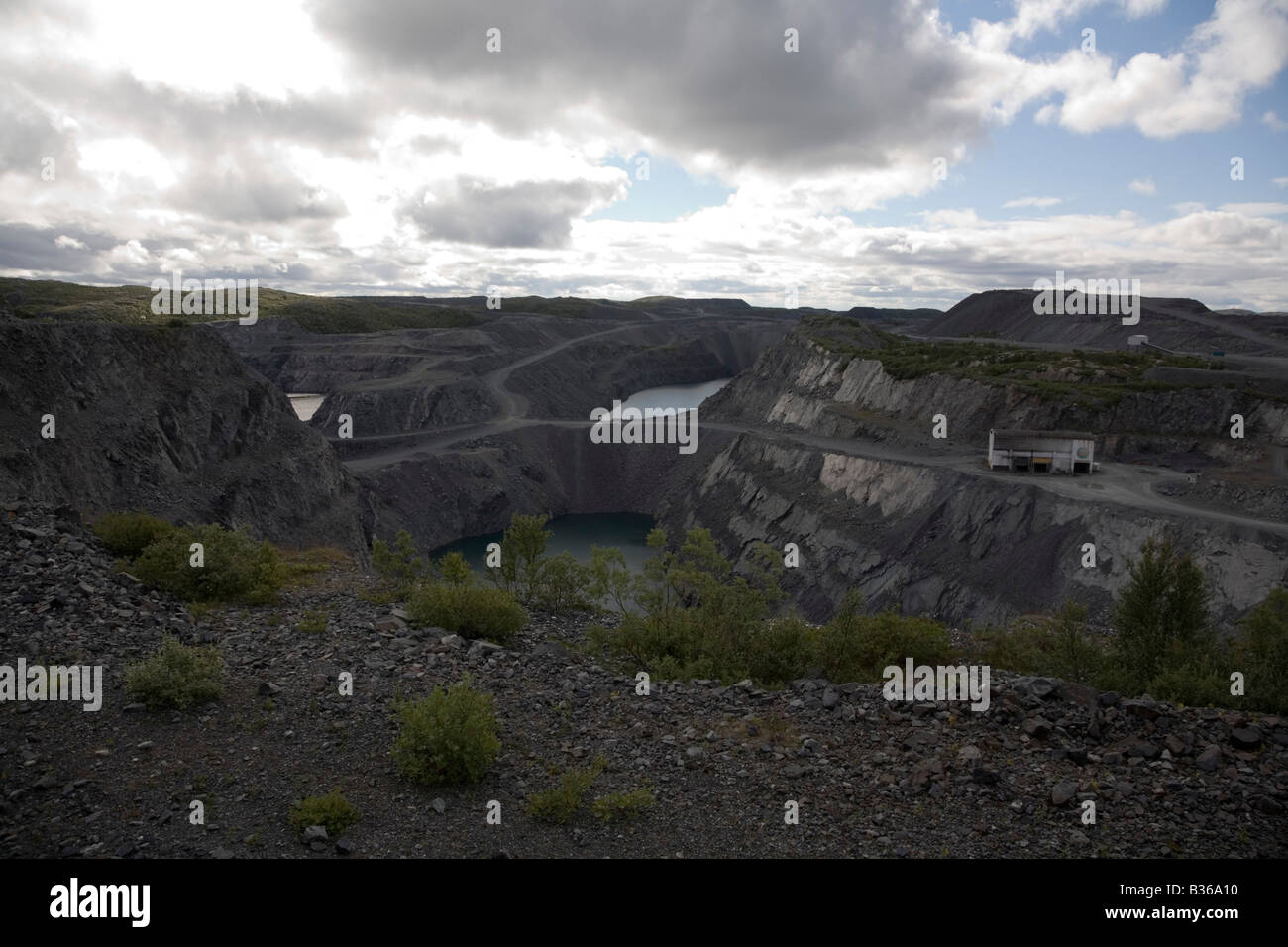 Iron ore mine near Kirkenes in Finnmark county Norway Stock Photo Alamy