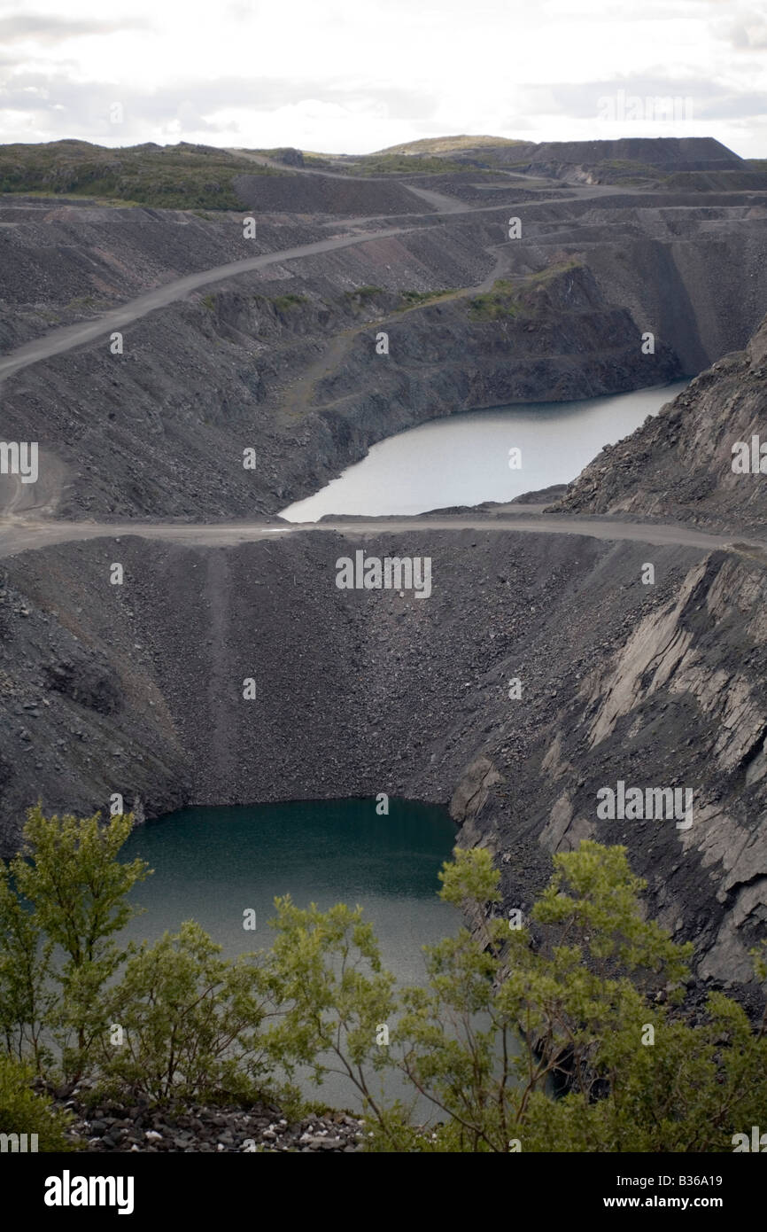 Iron ore mine near Kirkenes in Finnmark county Norway Stock Photo Alamy