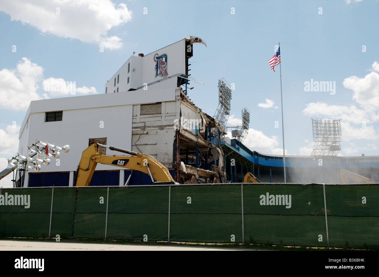 Tiger stadium demolition hi-res stock photography and images - Alamy