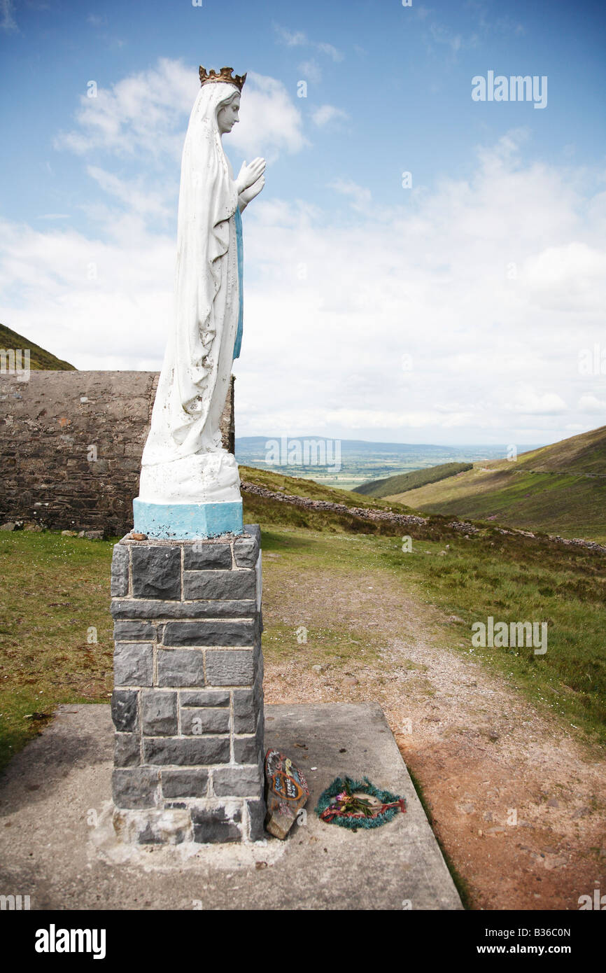 Statue of the Virgin Mary OUr Lady Of Knock in the Knockmealdown