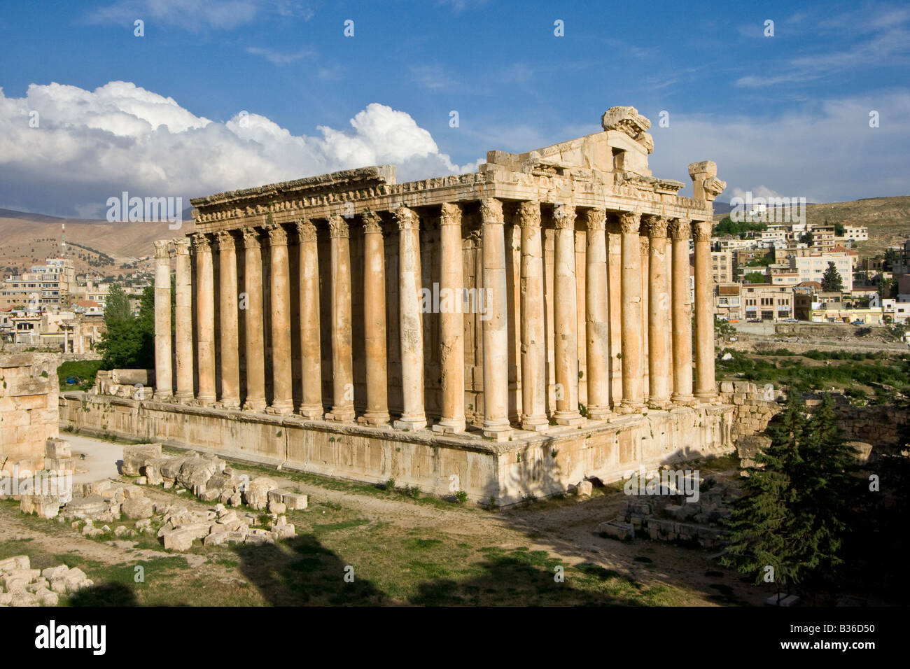 Temple Of Bacchus At Baalbek Lebanon Stock Photo - Alamy