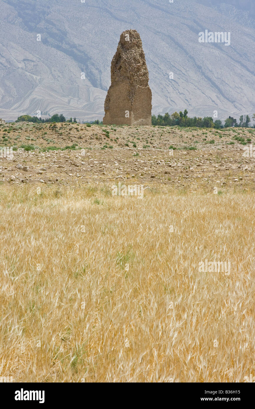 Ancient Sassanian Tower in Firuz Abad Iran Stock Photo