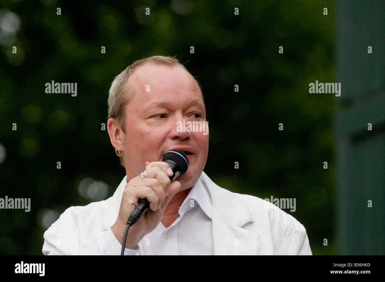 Swedish Trombone player and band leader Nils Nisse Landgren Stock Photo