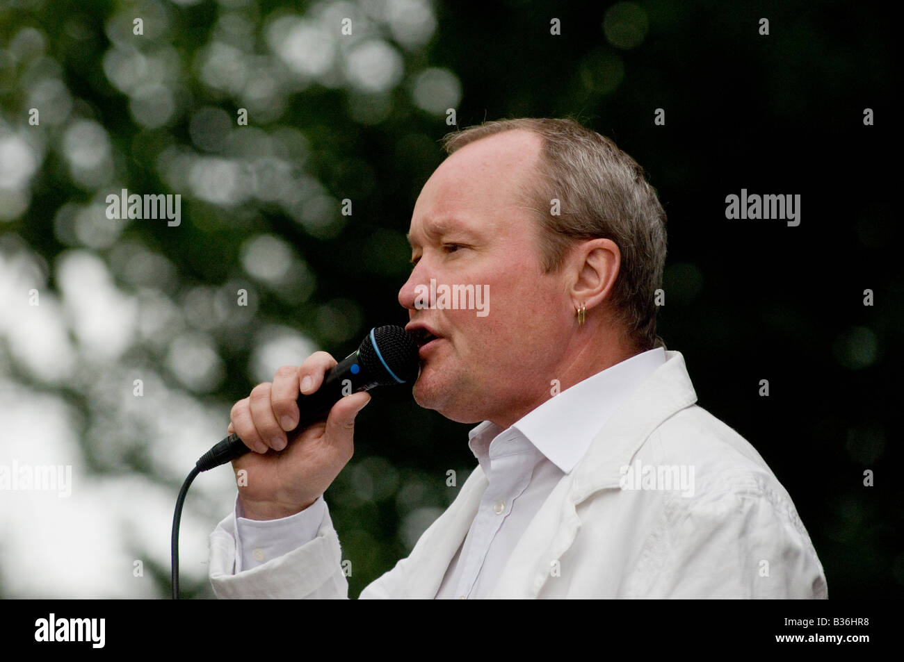 Swedish Trombone player and band leader Nils Nisse Landgren Stock Photo