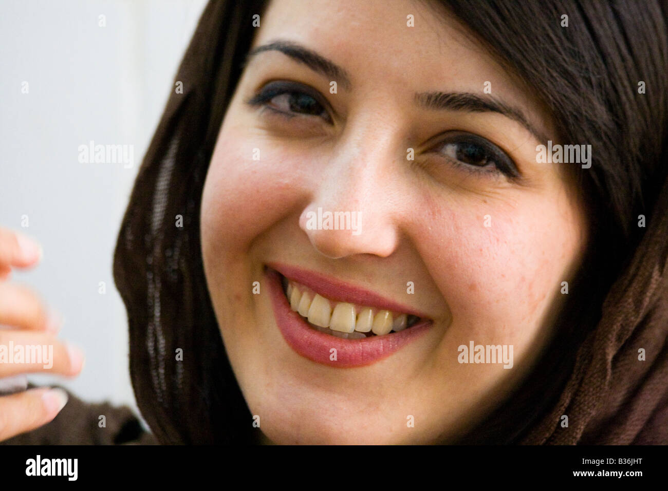 Young Muslim Woman in Tehran Iran Stock Photo