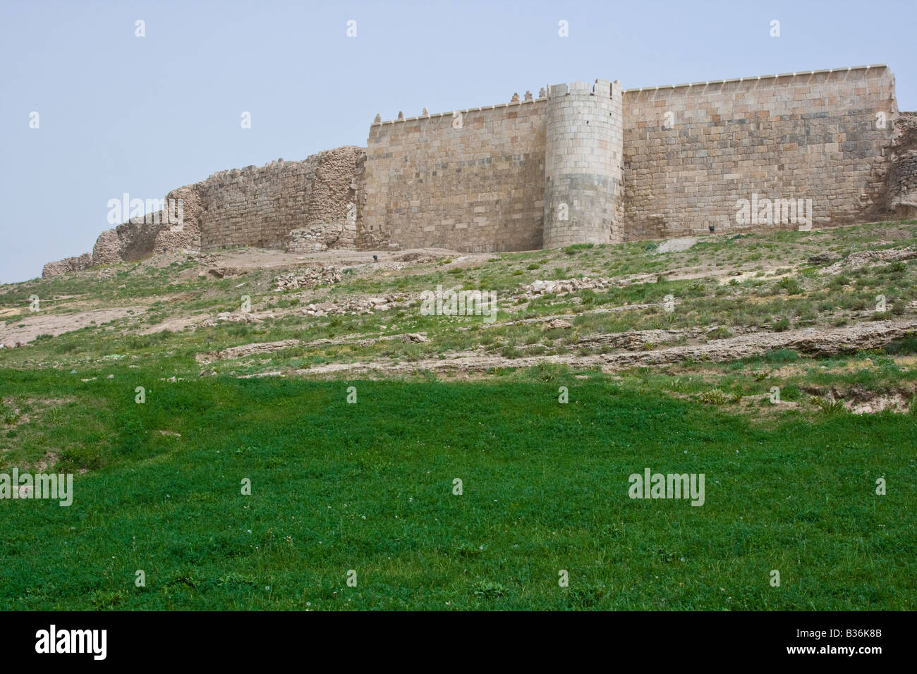 Castle Wall at Takht e Soleiman in Iran Stock Photo Alamy