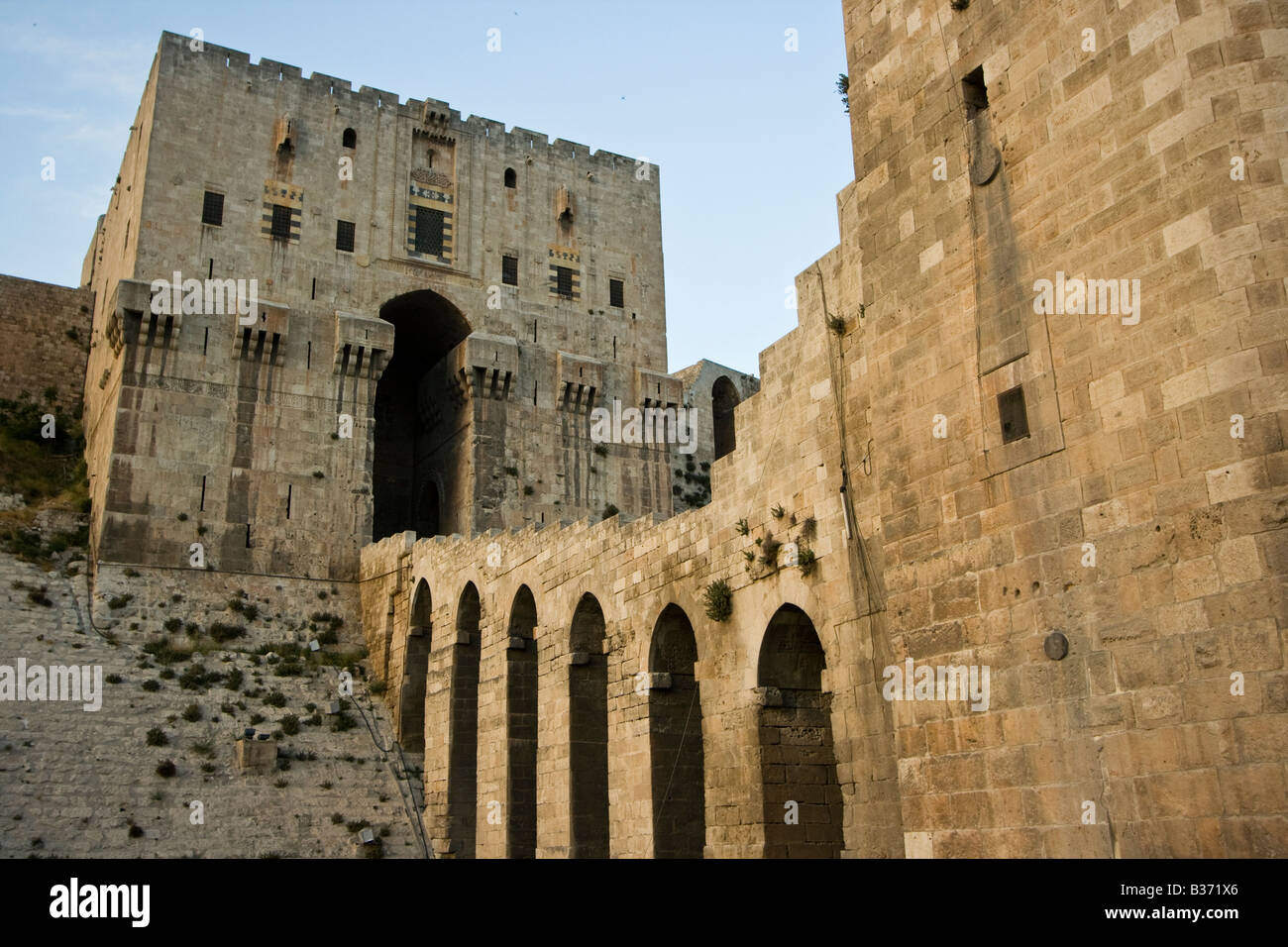 The Citadel in Aleppo Syria Stock Photo - Alamy
