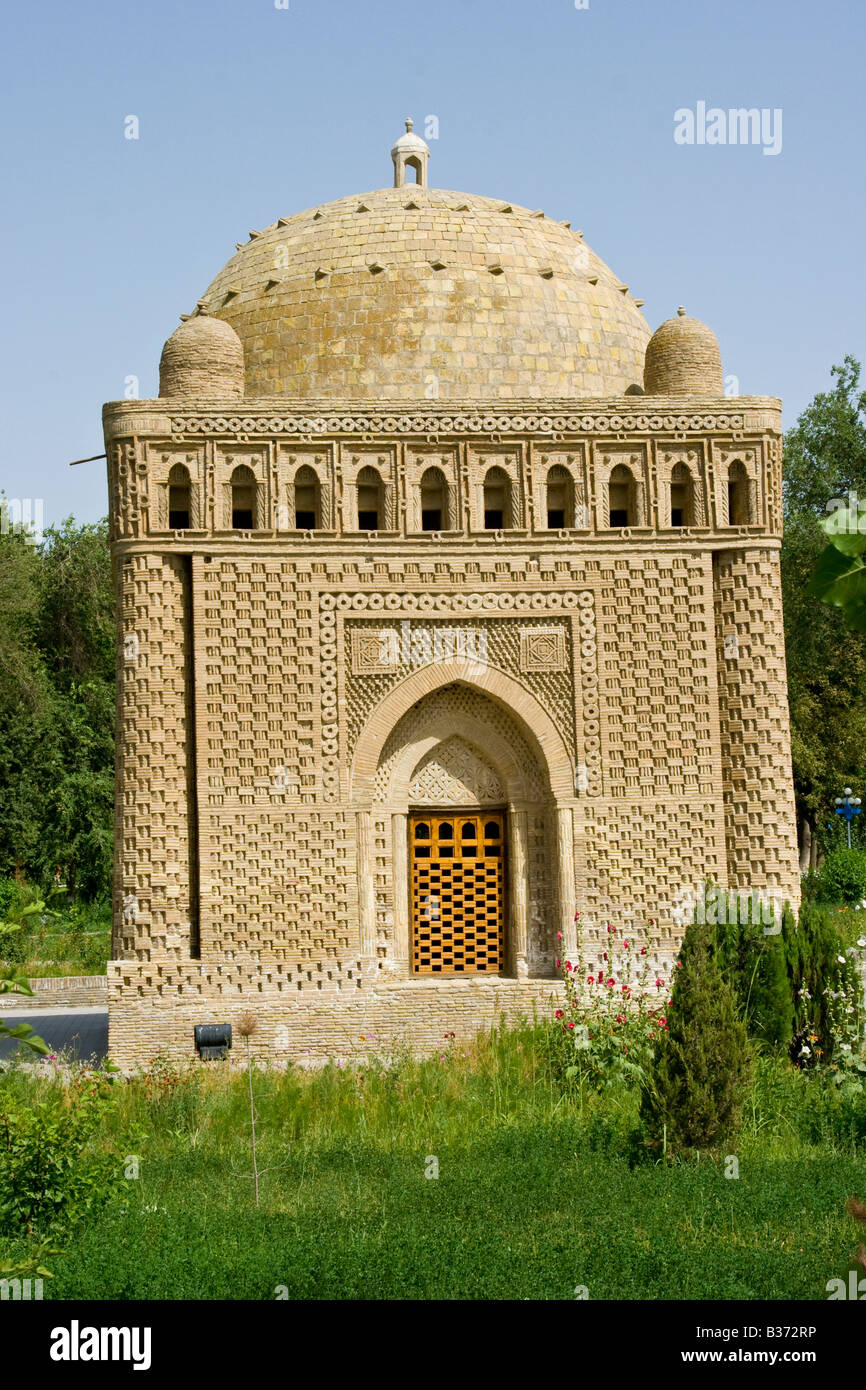 Ismail Samanid Mausoleum in Bukhara Uzbekistan Stock Photo