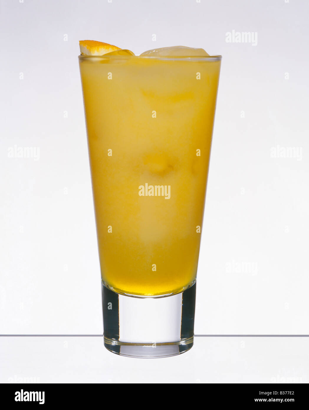 Cocktail Harvey Wallbanger Glass Highball Stock Photo Alamy