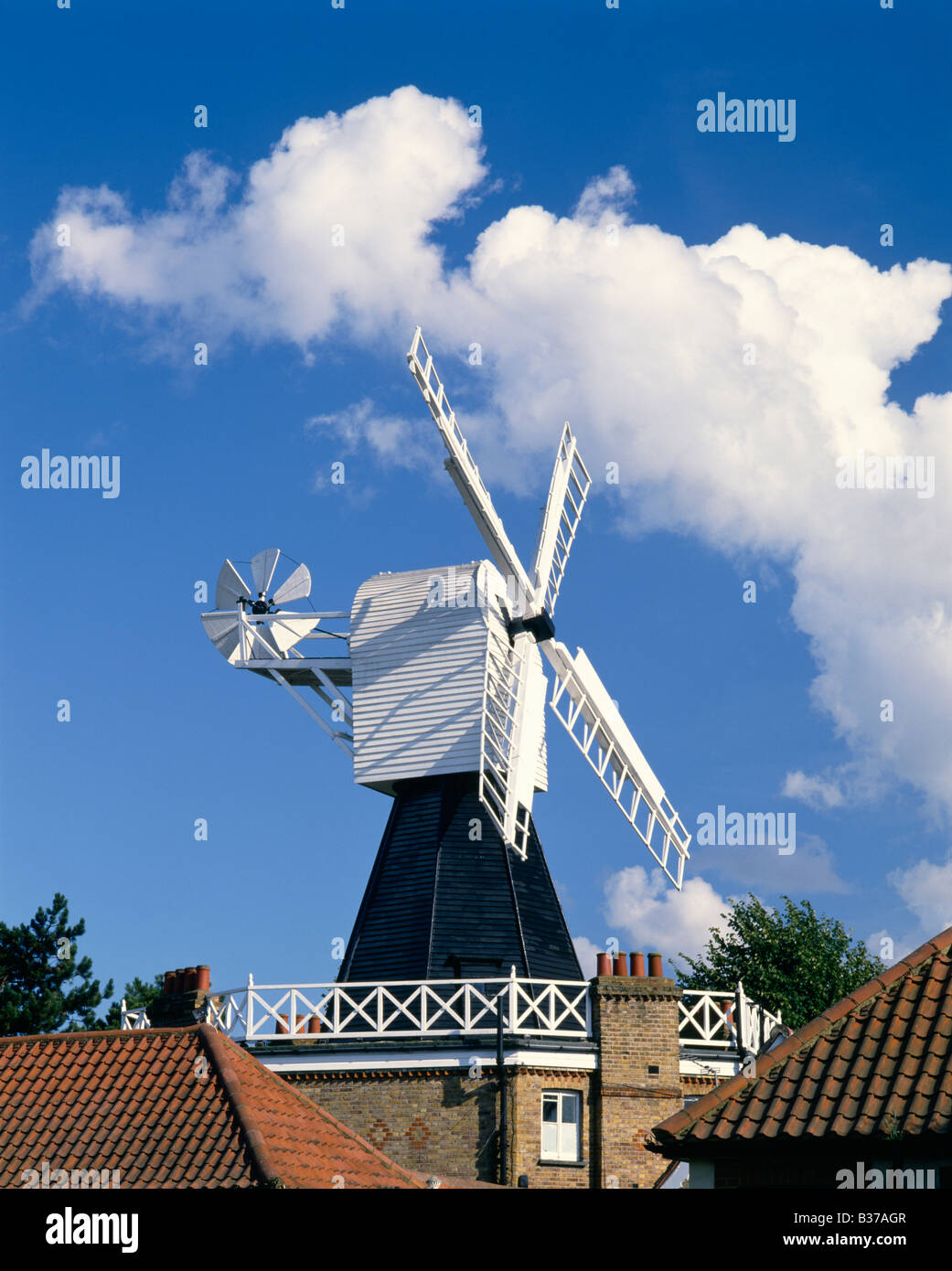 United Kingdom England London Borough of Merton Wimbledon Common Windmill Stock Photo