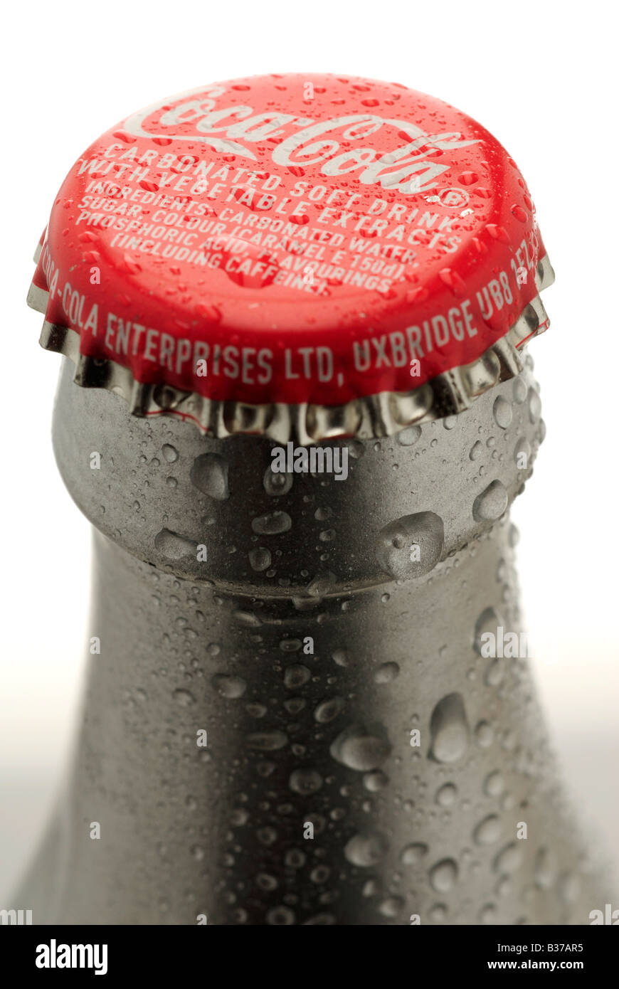 CocaCola Bottle Top Stock Photo Alamy