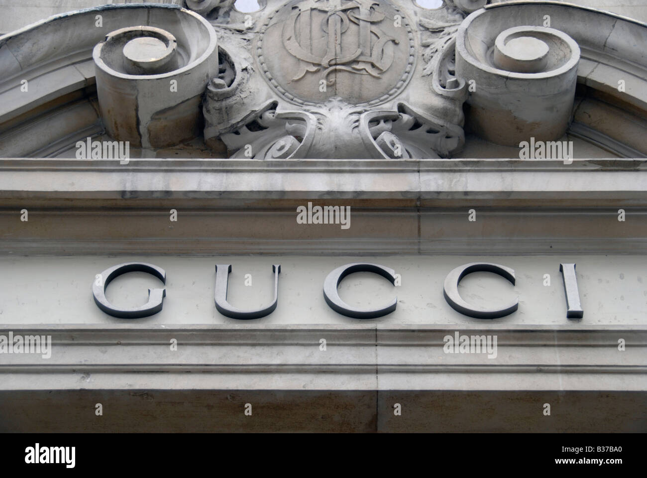 Gucci sign in Old Bond Street London England Stock Photo - Alamy