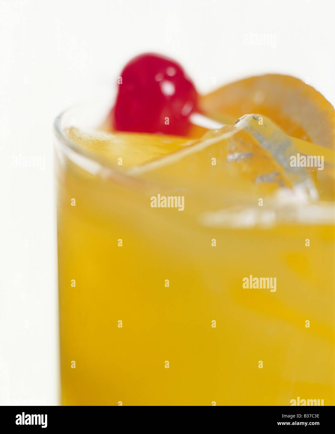 Cocktail Harvey Wallbanger Glass Highball Stock Photo Alamy