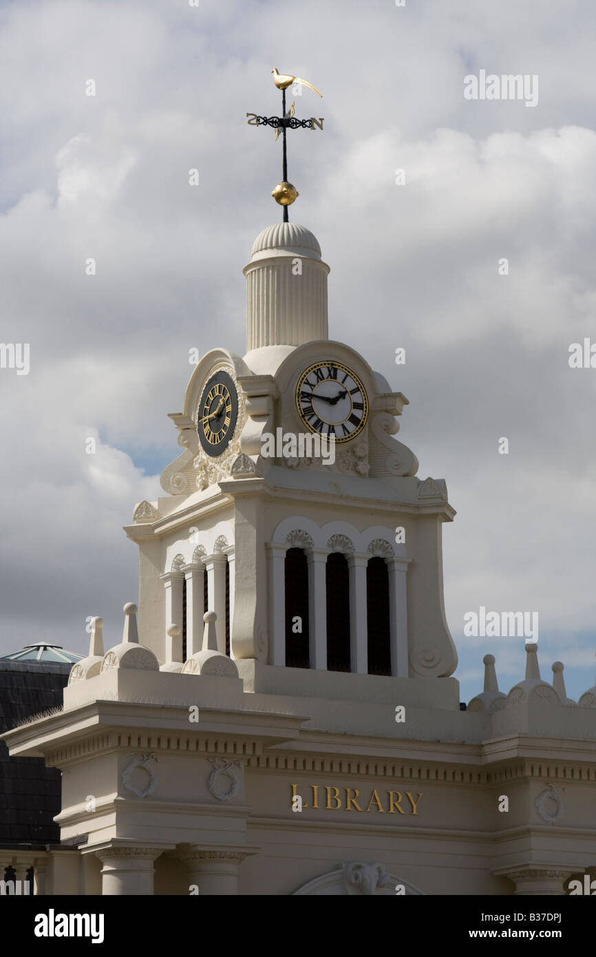library Saffron Walden town centre high street mediumsized market town