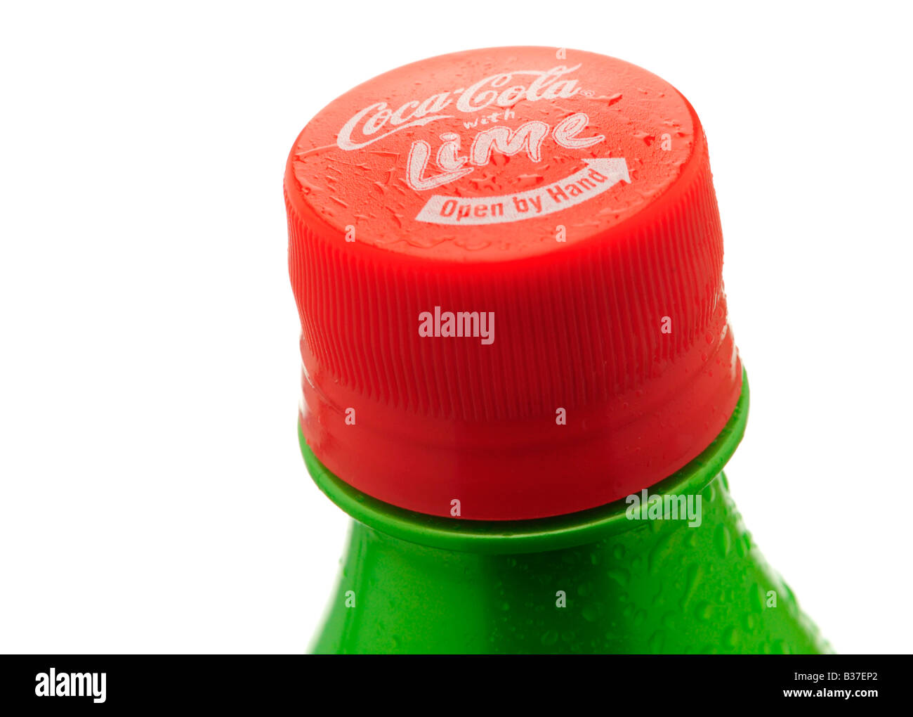 Bottle of Coca Cola with Lime Drink Stock Photo - Alamy