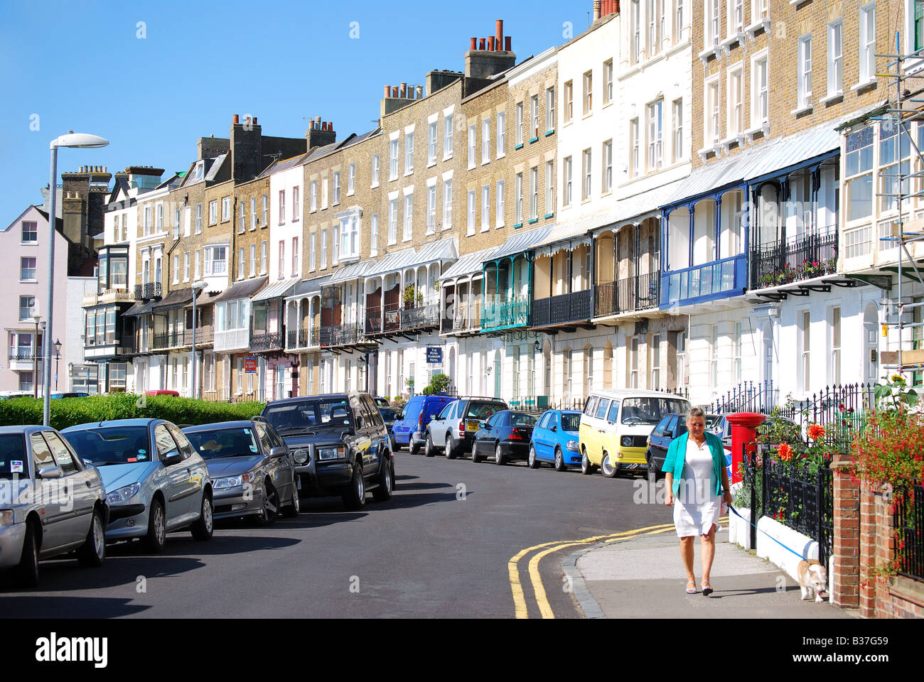 Nelson Crescent, Ramsgate, Isle of Kent, England, United Kingdom Stock Photo Alamy