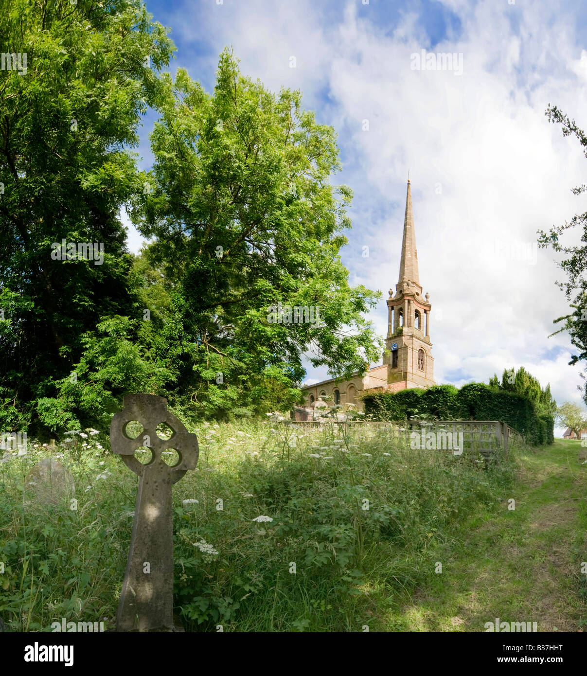 tardebigge church on the route of the monarchs way long distance footpath worcestershire Stock Photo