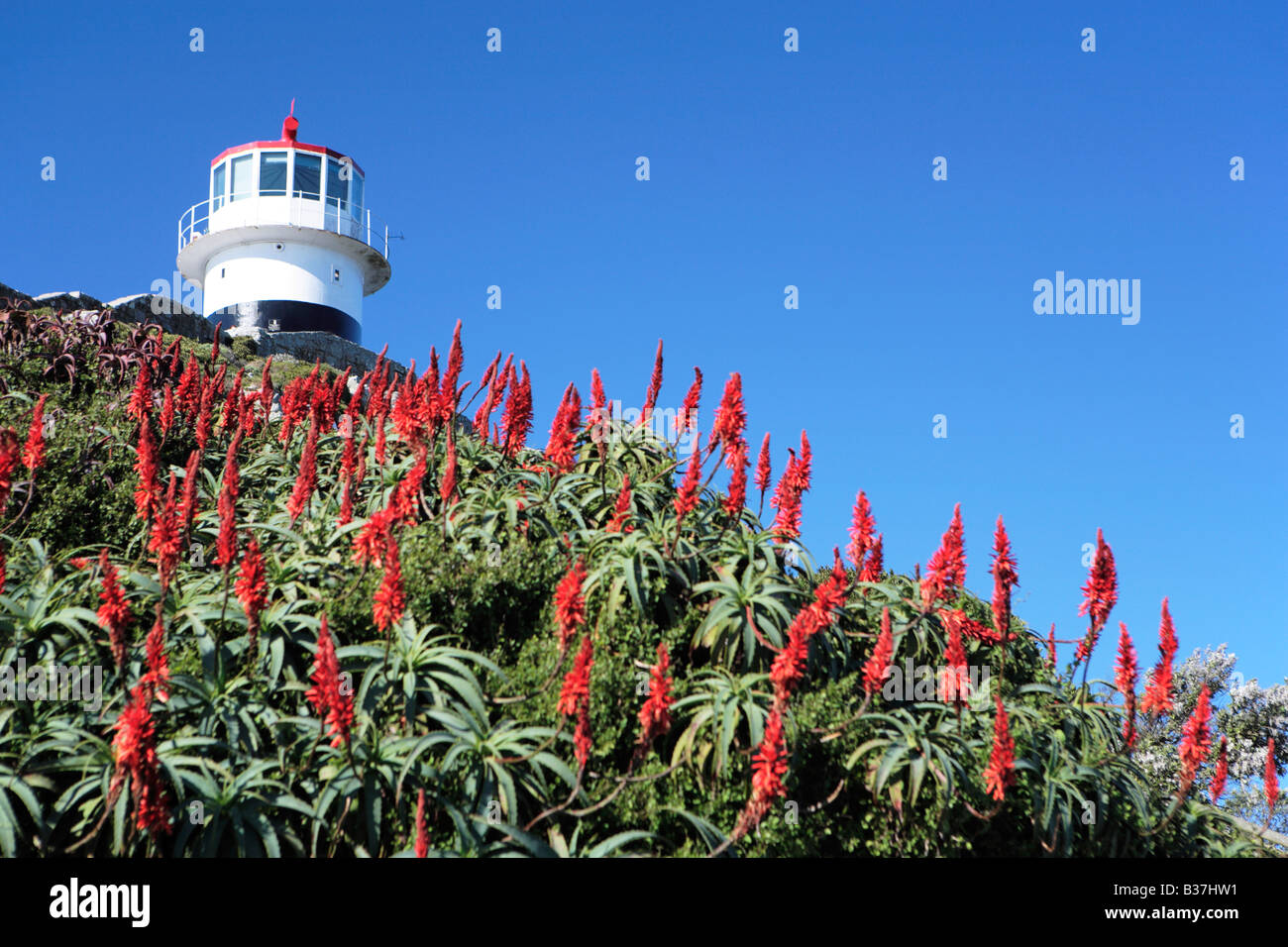 Cape Point Lighthouse Stock Photo