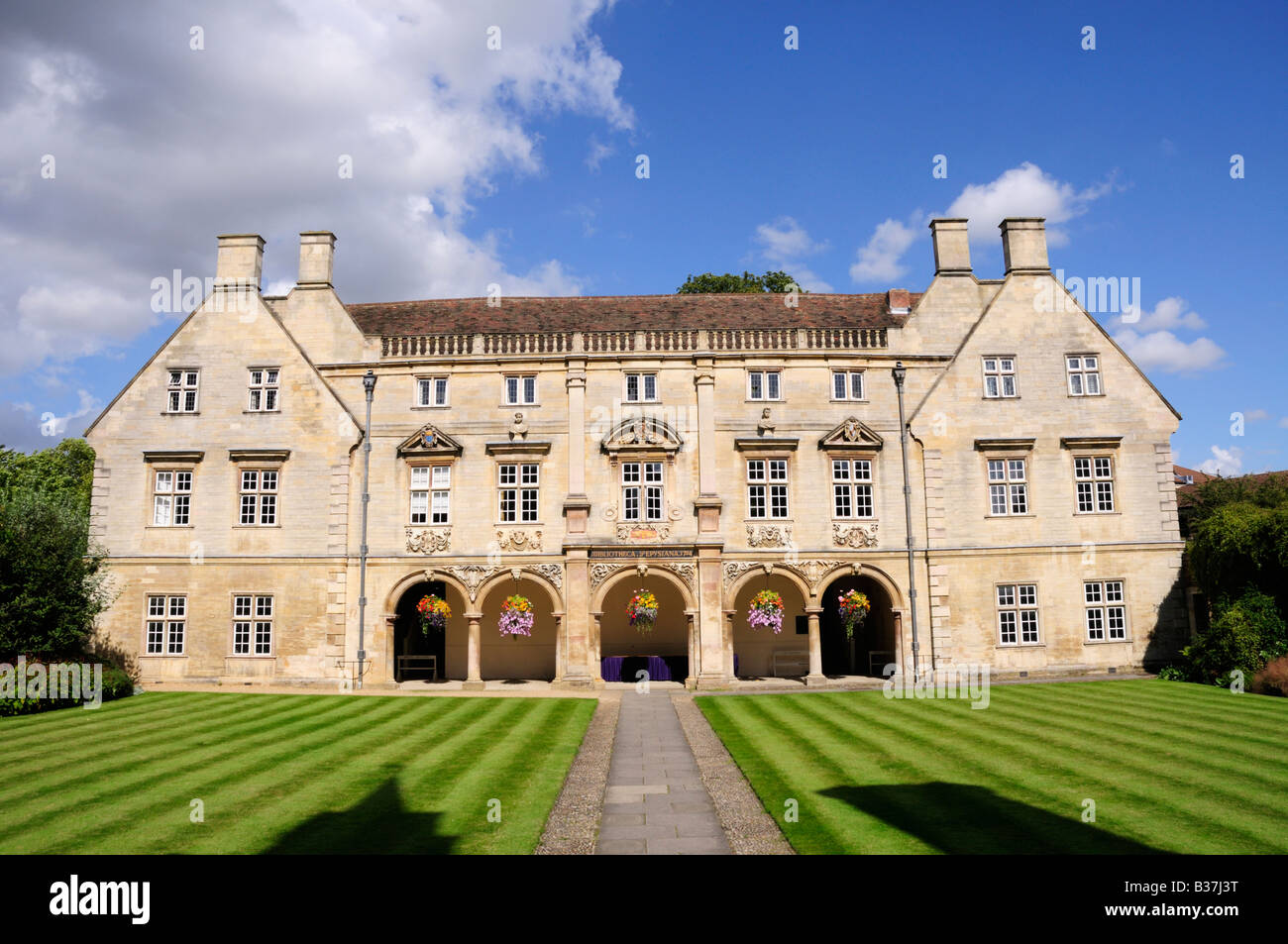 Pepys Library, Magdalene College Cambridge England UK Stock Photo