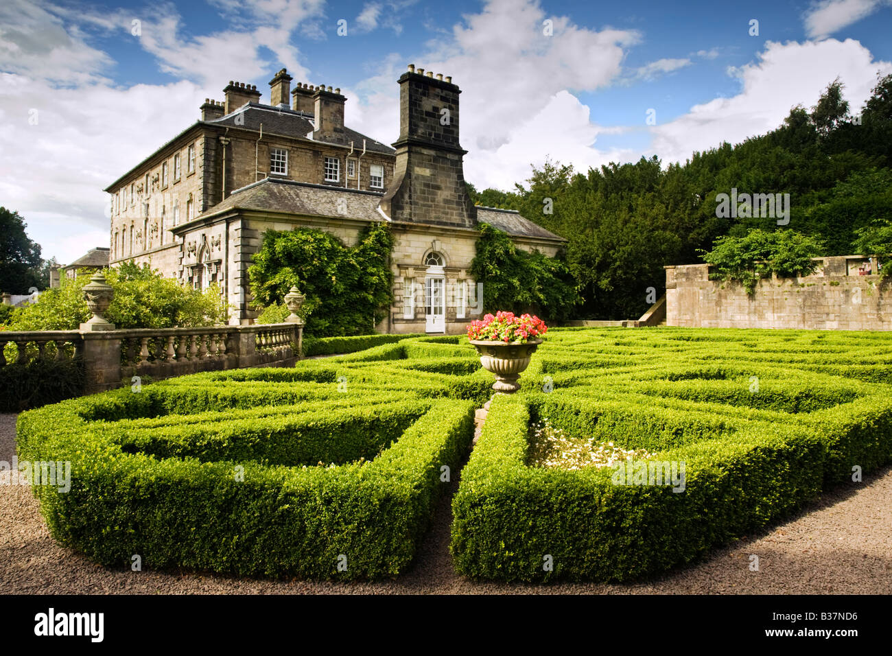 Pollok House Garden, Pollok Park, Glasgow, Scotland. Stock Photo