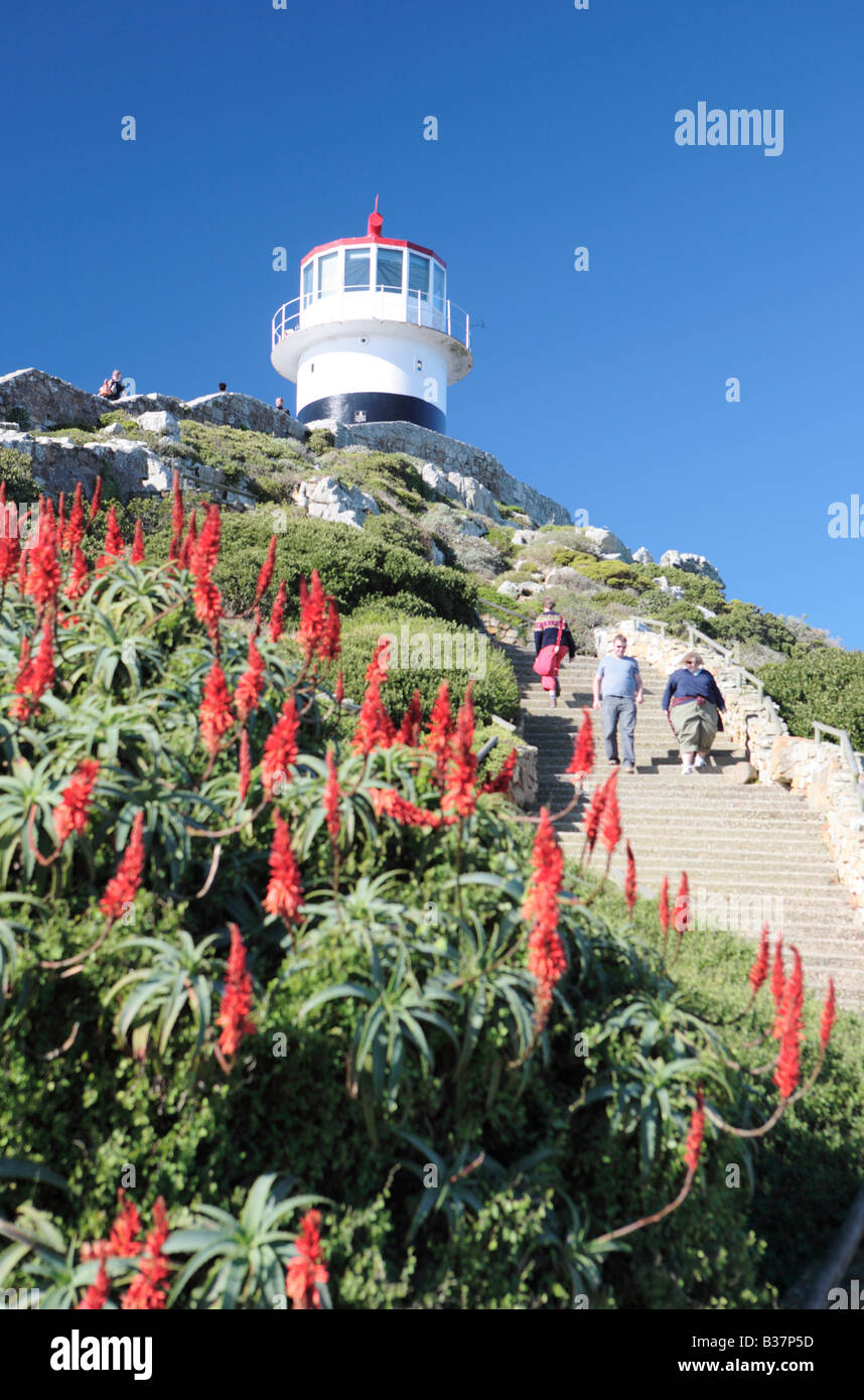 Cape Point Lighthouse, South Africa Stock Photo