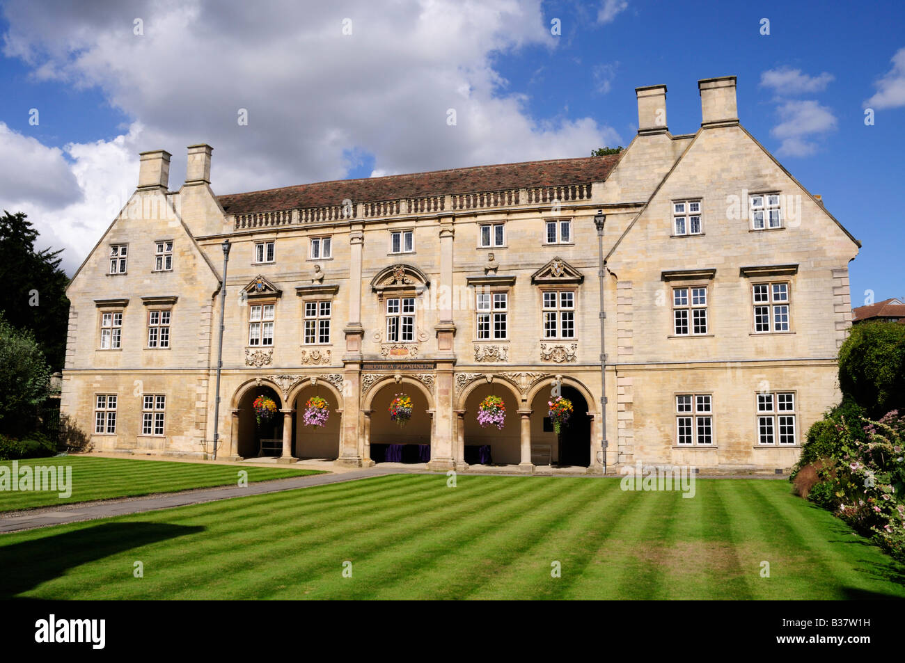 Pepys Library Magdalene College Cambridge England UK Stock Photo Alamy