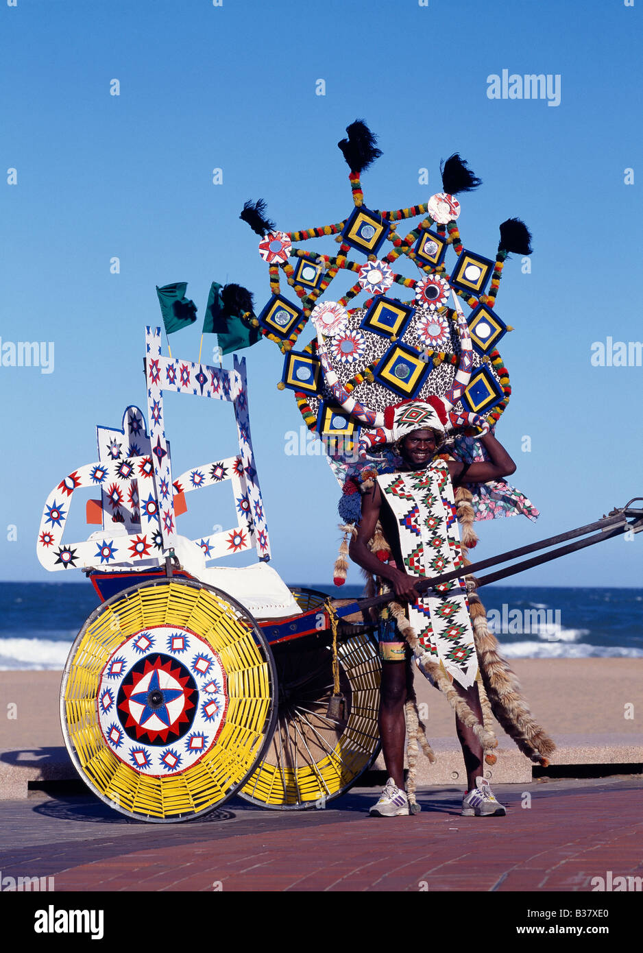 Durban Rickshaw Driver Stock Photo - Alamy