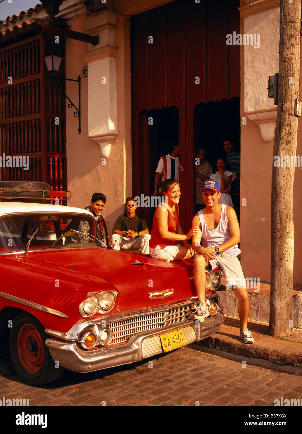 Plaza San Juan De Dios Stock Photo Alamy
