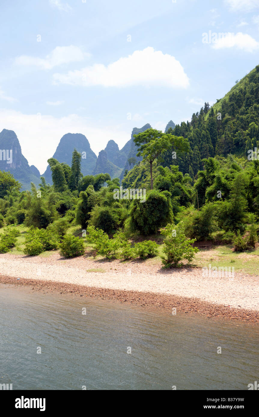 Longji River Cruise Li River Guilin Southern China Stock Photo - Alamy