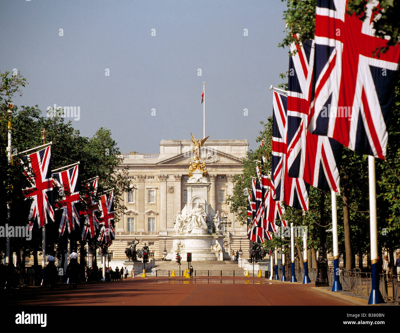 Buckingham Palace, Victoria's Monument Stock Photo