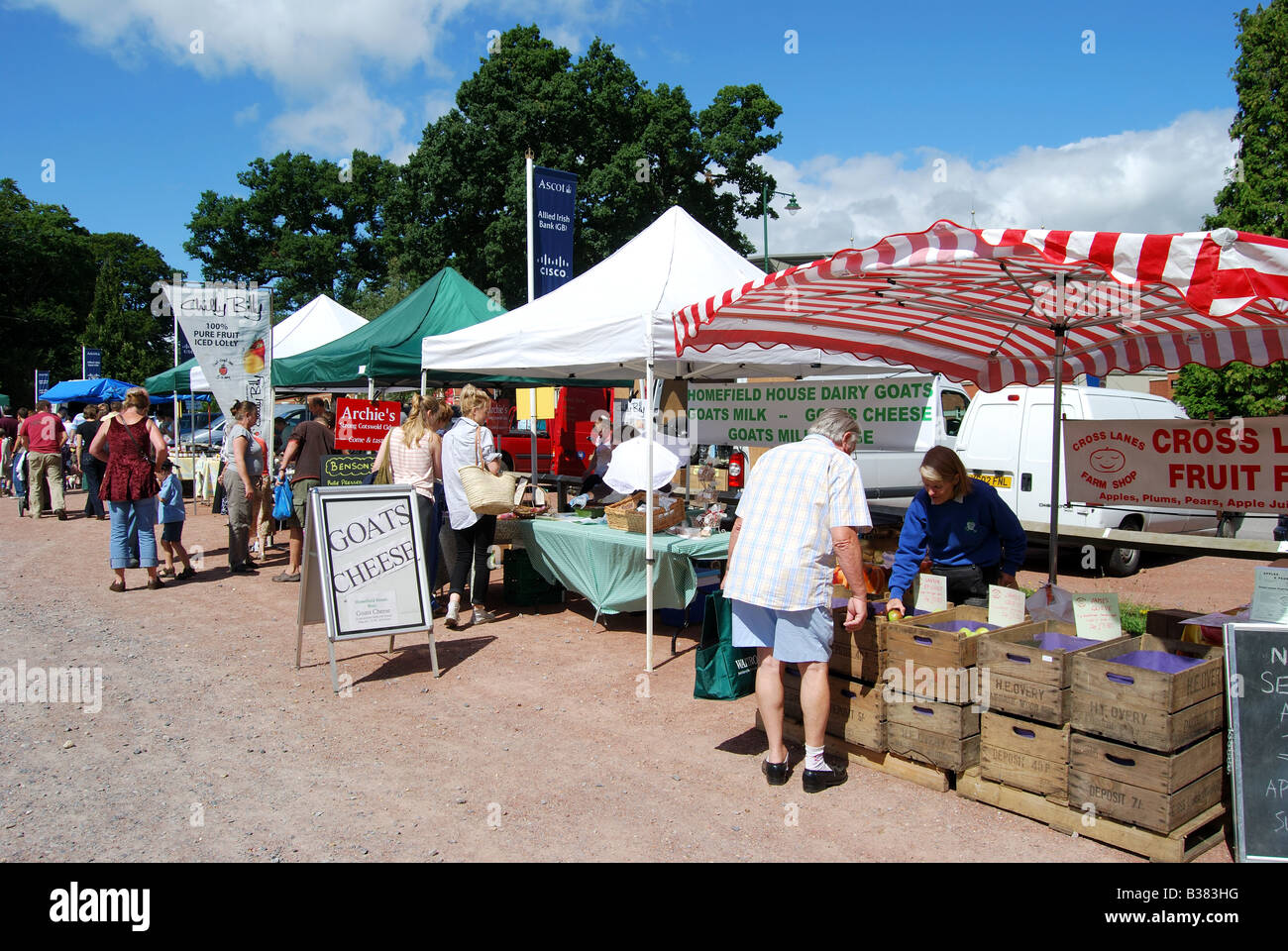 Farmers Market, Ascot, Berkshire, England, United Kingdom Stock Photo