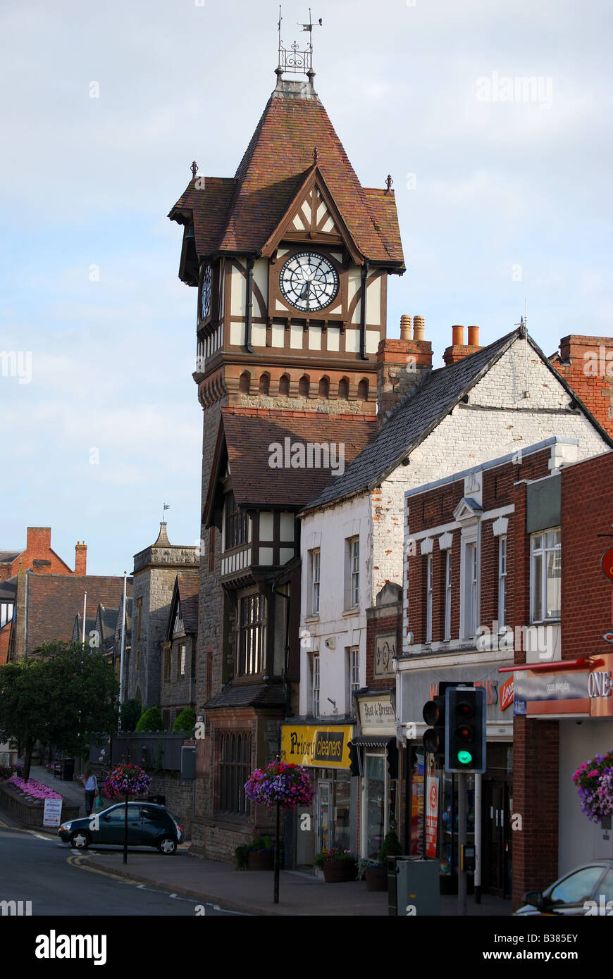 Clock tower high street hi-res stock photography and images - Alamy
