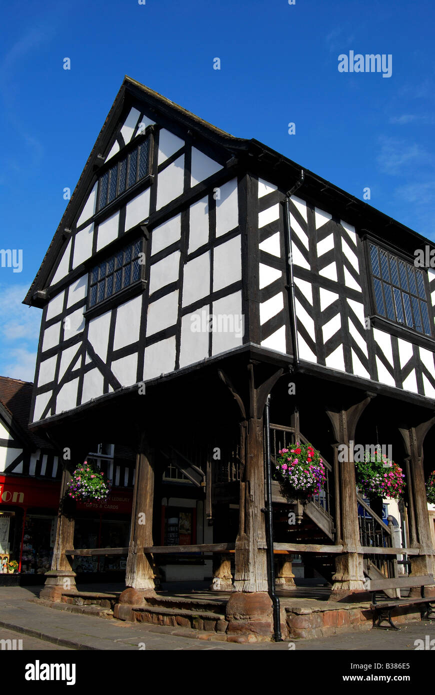 17th Century Market House, High Street, Ledbury, Herefordshire, England